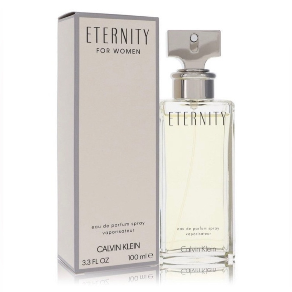 Calvin Klein Eternity For Women Eau de Parfum Spray, 3.3 oz.⭐️Authentic⭐️